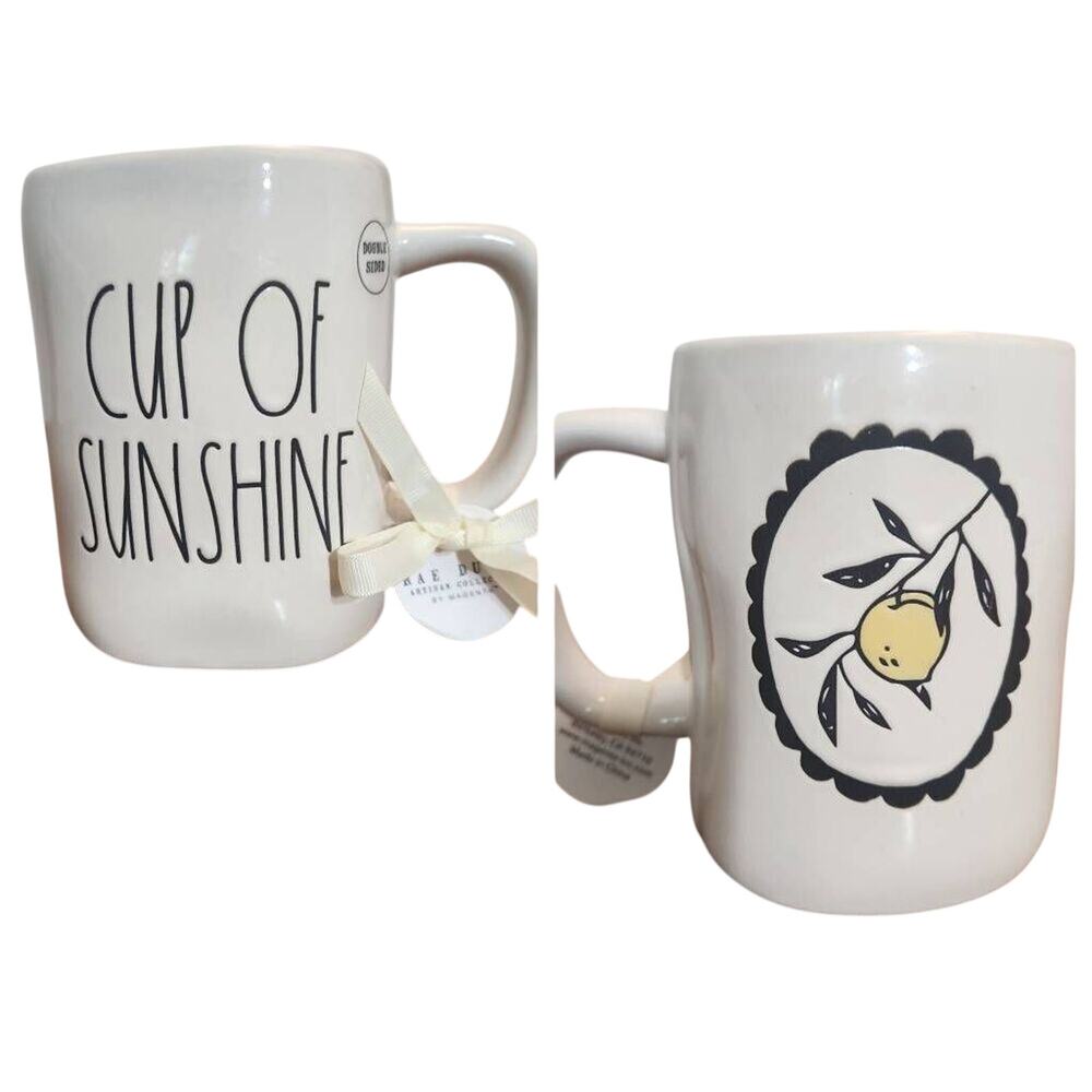 Rae Dunn "Cup of Sunshine" Lemon mug